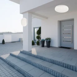 PLAFONIERA LED 29W TECNOLOGIA CCT APPLIQUE INTERNO ESTERNO SOFFITTO PARETE IP65 ESS-02-3C