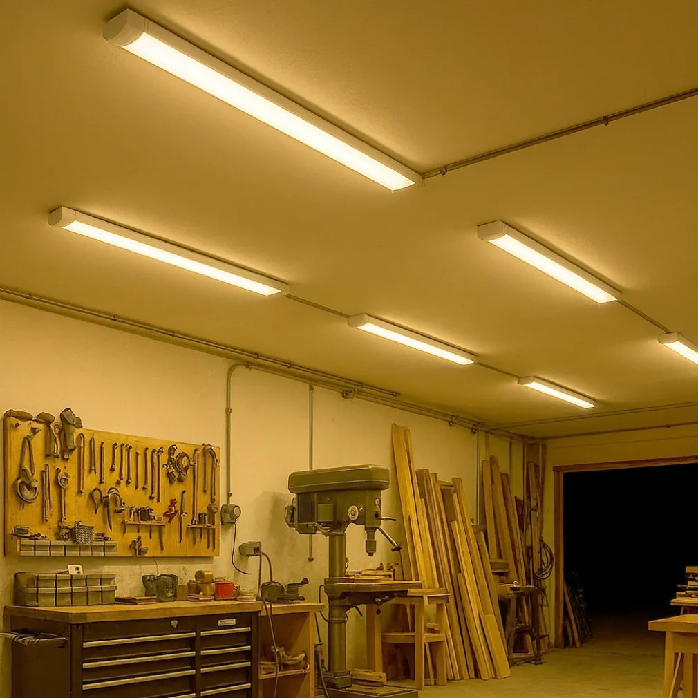 PLAFONIERA LINEARE LED SLIM 72W 150CM TECNOLOGIA CCT SWITCH ALTA LUMINOSITÀ IP20 PF-150-3C