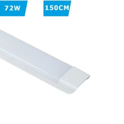 PLAFONIERA LINEARE LED SLIM 72W 150CM TECNOLOGIA CCT SWITCH ALTA LUMINOSITÀ IP20 PF-150-3C