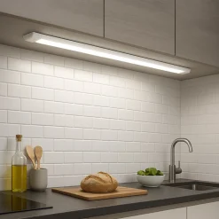 PLAFONIERA LINEARE LED SLIM 72W 150CM TECNOLOGIA CCT SWITCH ALTA LUMINOSITÀ IP20 PF-150-3C