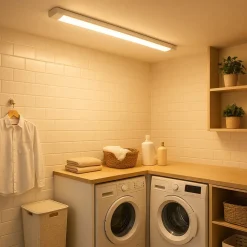 PLAFONIERA LINEARE LED SLIM 27 W 60 CM TECNOLOGIA CCT SWITCH ALTA LUMINOSITÀ IP20 PF-60-3C