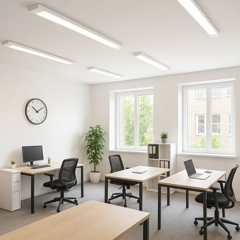 PLAFONIERA LINEARE LED SLIM 40 W 90CM TECNOLOGIA CCT SWITCH ALTA LUMINOSITÀ IP20 PF-90-3C