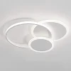 PLAFONIERA LUCE FREDDA LED CERCHI 38W LAMPADARIO A SOFFITTO BIANCO MODERNO 50026