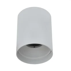 PLAFONIERA MODERNA FARETTO CILINDRO ESTERNO DA SOFFITTO ATTACCO GU10 LUCE 230V