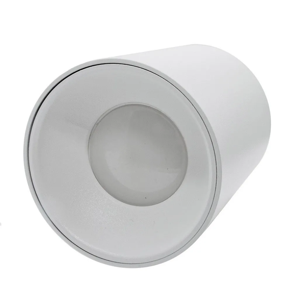 PLAFONIERA MODERNA FARETTO CILINDRO ESTERNO DA SOFFITTO ATTACCO GU10 LUCE 230V