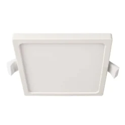 PLAFONIERA QUADRATA FARETTO INCASSO LED 7W LUCE CALDA LAMPADA SOFFITTO CORRIDOIO
