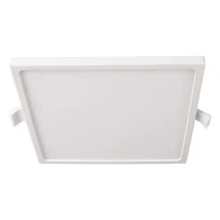 PLAFONIERA QUADRATA INCASSO FARETTO LED 12W PANNELLO INTERNI SOFFITTO LUCE CALDA