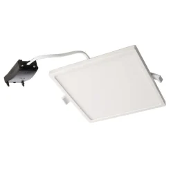 PLAFONIERA QUADRATA INCASSO FARETTO LED 12W PANNELLO INTERNI SOFFITTO LUCE CALDA