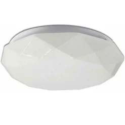 PLAFONIERA SOFFITTO LAVORATA 24 WATT 48LED MODERNO LUCE 3000K 4000K 6500K C-0