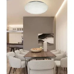 PLAFONIERA SOFFITTO LAVORATA 24 WATT 48LED MODERNO LUCE 3000K 4000K 6500K C-0