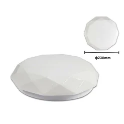 PLAFONIERA SOFFITTO LAVORATA 12 WATT 24 LED SMD 5730 LUCE 3000K 4000K 6500K C-02