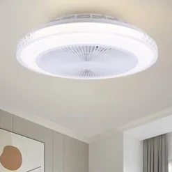 PLAFONIERA SOFFITTO LED CON VENTILATORE LAMPADARIO TELECOMANDO LUCE 3000-6500K 42255