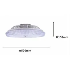 PLAFONIERA SOFFITTO LED LAMPADARIO CON VENTILATORE TELECOMANDO LUCE 3000-6500K 42279