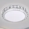 PLAFONIERA SOFFITTO 65W Ø50CM LED DESIGN A STRATI CRISTALLI ROTONDO LUCE FREDDA 48316