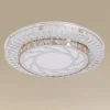 PLAFONIERA SOFFITTO 45W Ø40CM LED DESIGN A STRATI CRISTALLI VORTICE LUCE FREDDA 04067