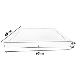 PLAFONIERA SOFFITTO 60X60 CM PANNELLO LED 40W 3 COLORAZIONE DI LUCE LP600-40W-3C