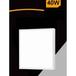 PLAFONIERA SOFFITTO 60X60 CM PANNELLO LED 40W 3 COLORAZIONE DI LUCE LP600-40W-3C