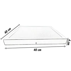 PLAFONIERA SOFFITTO 40X40CM PANNELLO LED 30W TRE COLORAZIONE DI LUCE LP40-30W-3C