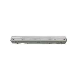 PLAFONIERA STAGNA 1 NEON LED TUBO T8 G13 60CM 220V PARETE SOFFITTO IP65 T8-60SS