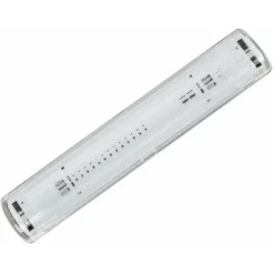 PLAFONIERA STAGNA 2 NEON LED TUBO T8 G13 150 CM DA PARETE SOFFITTO IP65 T8-150S