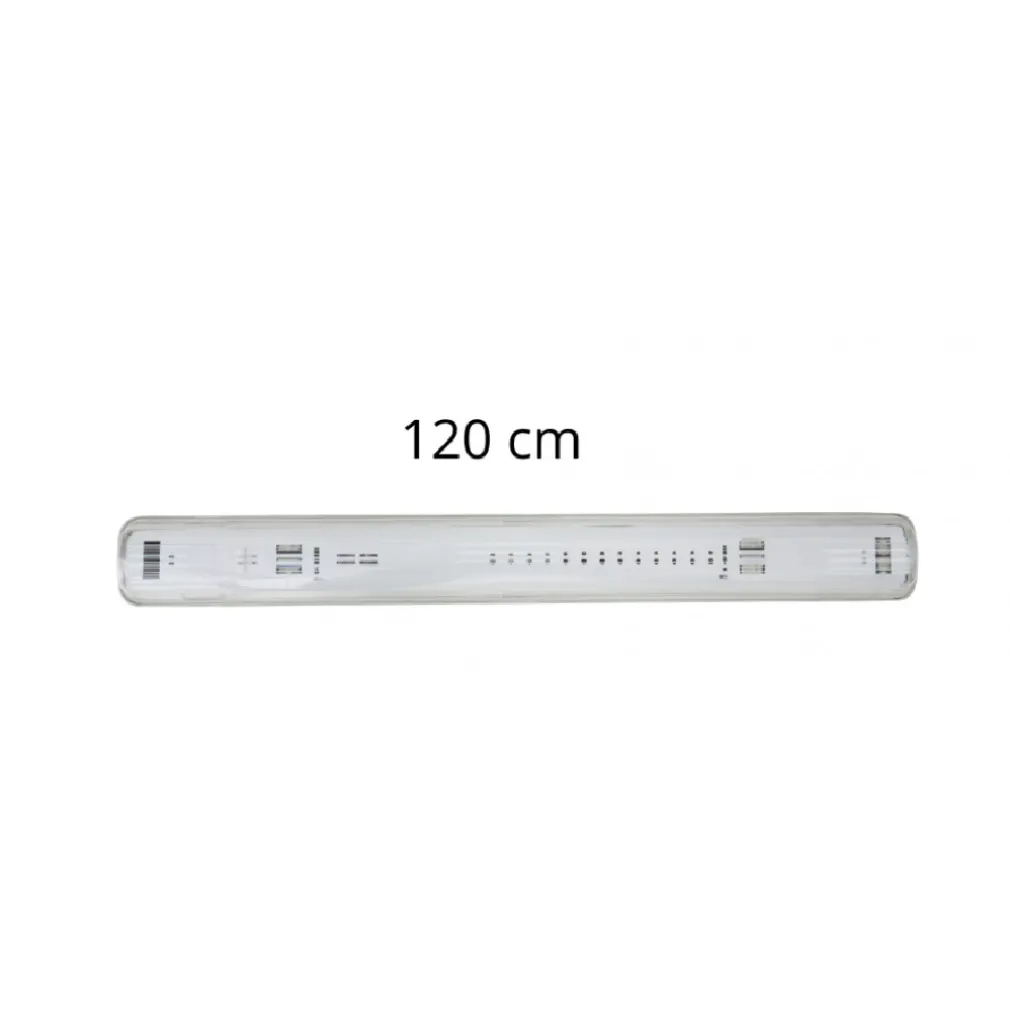 PLAFONIERA STAGNA 1 NEON LED TUBO T8 G13 DA 120 CM PARETE SOFFITTO IP65 T8-120SS