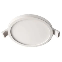 PLAFONIERA TONDA INCASSO 10CM FARETTO LED 7W MODERNO PANNELLO LUCE CALDA SOFFITTO