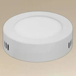 PLAFONIERE LED 6W LUCE 3000K-6500K TONDO SOFFITTO PARETE INTERRUTTORE 660LM 00120