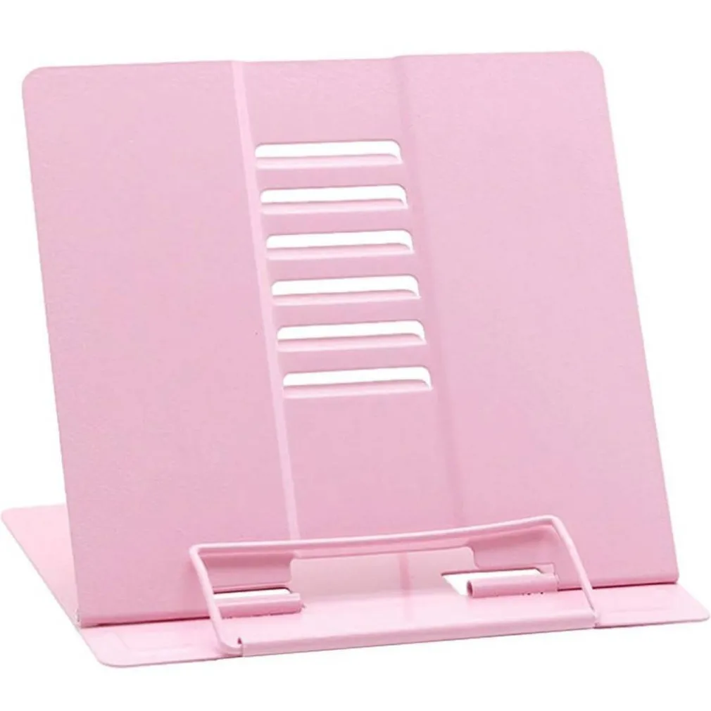 POGGIA LIBRI PIEGHEVOLE ESPOSITORE IN METALLO PORTA DOCUMENTI REGOLABILE LETTURA