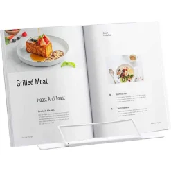 POGGIA LIBRI PIEGHEVOLE ESPOSITORE IN METALLO PORTA DOCUMENTI REGOLABILE LETTURA