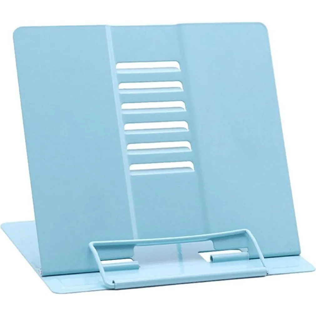 POGGIA LIBRI PIEGHEVOLE ESPOSITORE IN METALLO PORTA DOCUMENTI REGOLABILE LETTURA