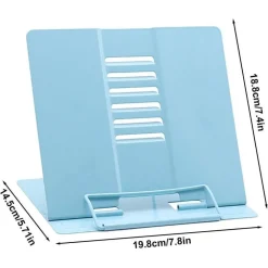 POGGIA LIBRI PIEGHEVOLE ESPOSITORE IN METALLO PORTA DOCUMENTI REGOLABILE LETTURA