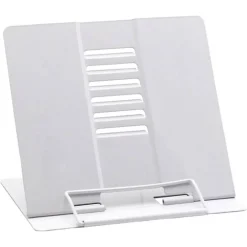 POGGIA LIBRI PIEGHEVOLE ESPOSITORE IN METALLO PORTA DOCUMENTI REGOLABILE LETTURA