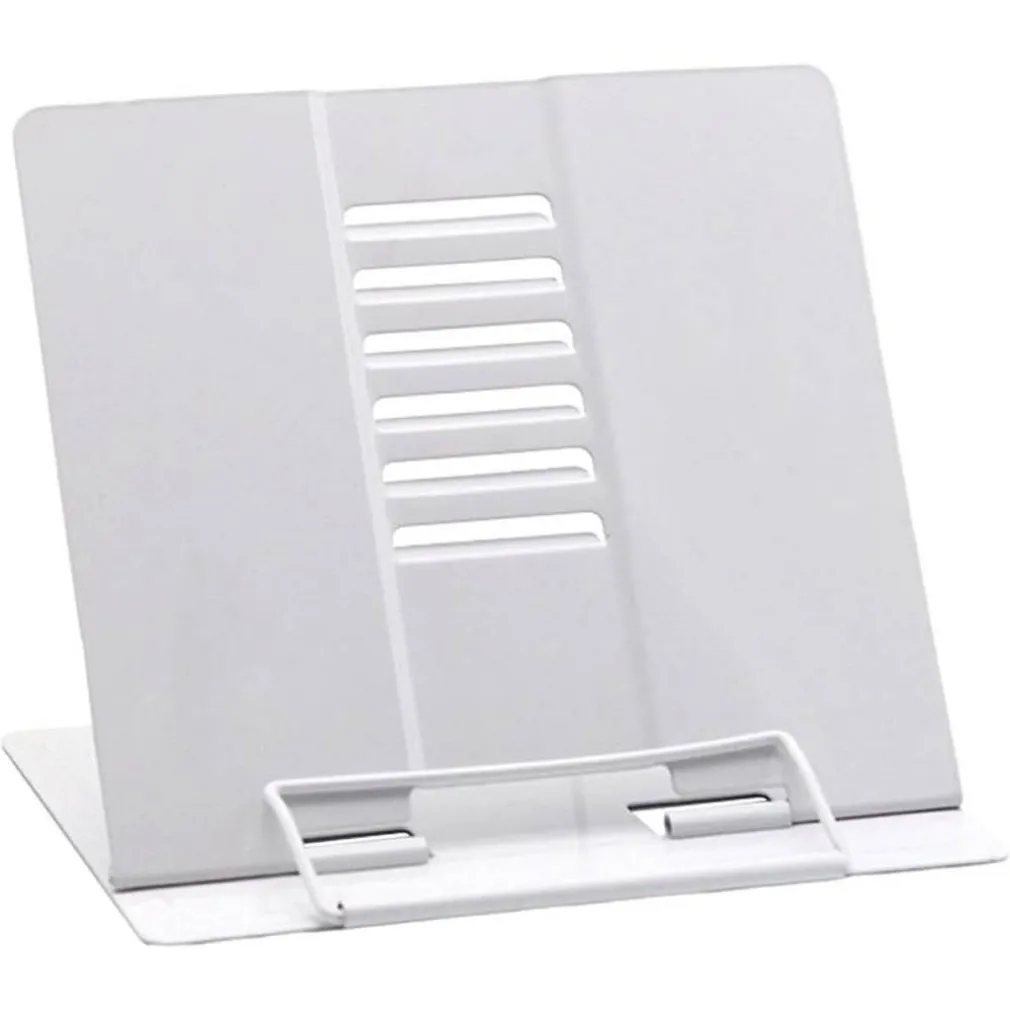 POGGIA LIBRI PIEGHEVOLE ESPOSITORE IN METALLO PORTA DOCUMENTI REGOLABILE LETTURA