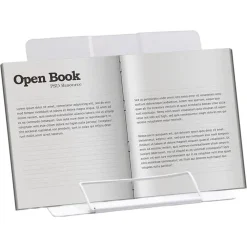 POGGIA LIBRI PIEGHEVOLE ESPOSITORE IN METALLO PORTA DOCUMENTI REGOLABILE LETTURA