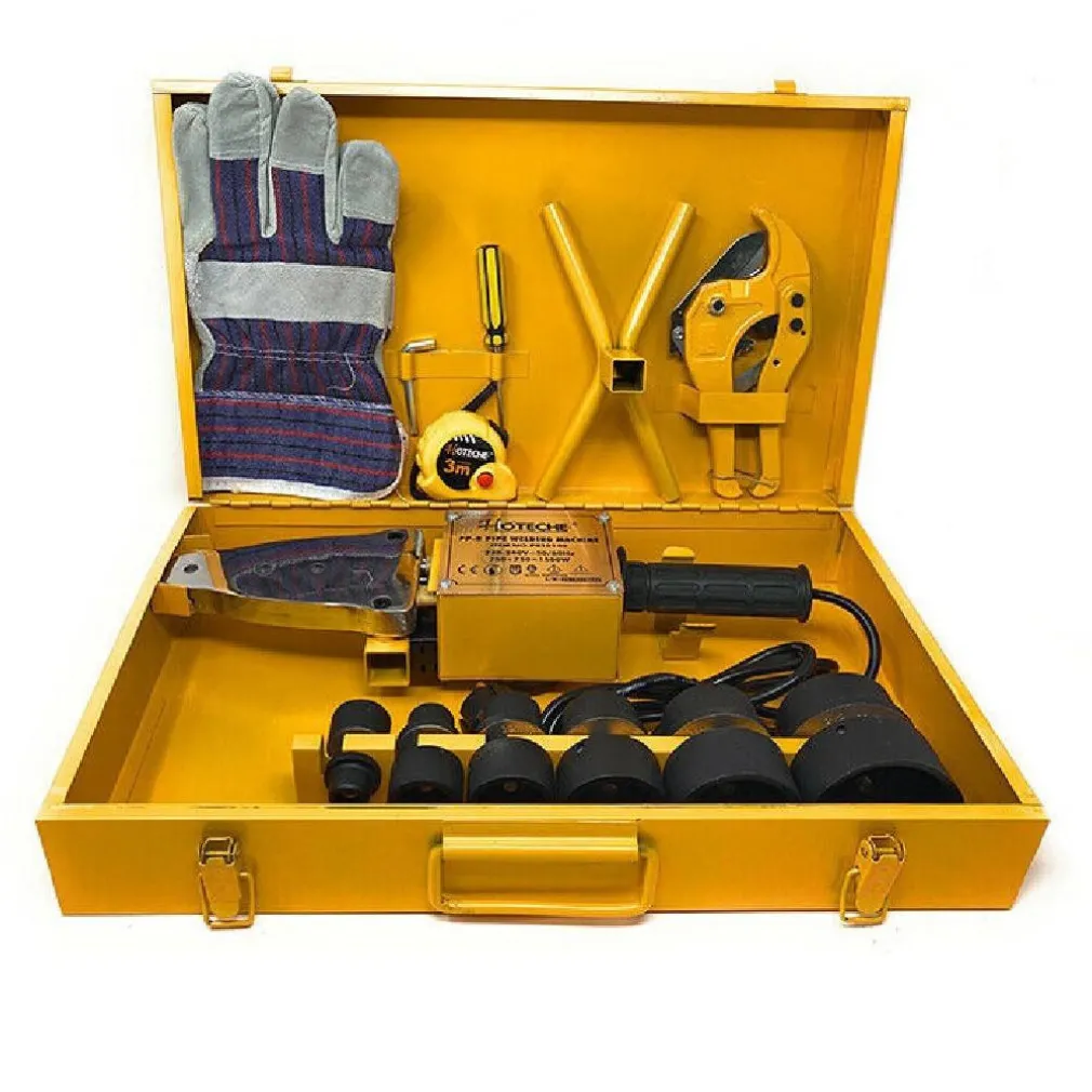 POLIFUSORE 1500 W SALDATORE PER TUBI CON 6 MATRICI ACCESSORI UTENSILI FAI DA TE