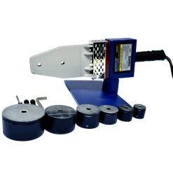 POLIFUSORE SALDATORE 1600W 6 MATRICI PER SALDATURA TUBI PLASTICA PVC PVDF