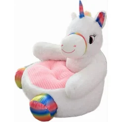 POLTRONA DIVANO PER BAMBINI SEDIA IN MORBIDO PELUCHE ANIMALE VARI SOGGETTI