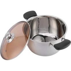 POMELLO MANOPOLA DI RICAMBIO PER COPERCHIO ISOLAMENTO TERMICO Ø6.5 CM ARGENTO 607415