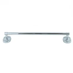 PORTA ASCIUGAMANI ACCIAIO PARETE BAGNO FISSAGGIO CON VITI O COLLA 40CM 52908