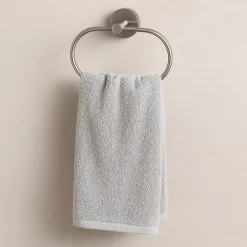 PORTA ASCIUGAMANI AD ANELLO IN ACCIAIO SATINATO ACCESSORI DA BAGNO PORTASCIUGAMANO 87910