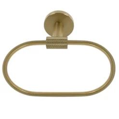 PORTA ASCIUGAMANI AD ANELLO IN ACCIAIO ORO ACCESSORIO DA BAGNO PORTASCIUGAMANO 87932