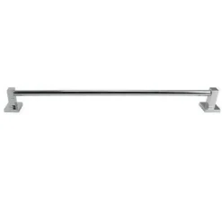 PORTA ASCIUGAMANI ASCIUGAMANO ACCIAIO BAGNO FISSAGGIO A PARETE 60CM SQUARE 59191