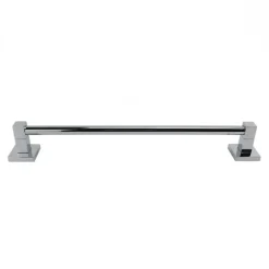 PORTA ASCIUGAMANI ASCIUGAMANO ACCIAIO BAGNO FISSAGGIO PARETE 40 CM SQUARE 59190