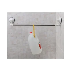 PORTA ASCIUGAMANI ASCIUGAMANO A DUE PARETE CON ATTACCO A VENTOSA 270° ANGOLARE