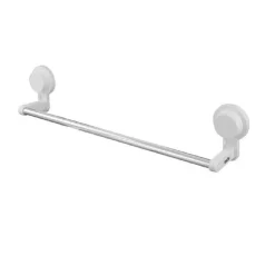 PORTA ASCIUGAMANI BAGNO A PARETE CON VENTOSA APPENDI ASCIUGAMANO 53X7.5CM 59551