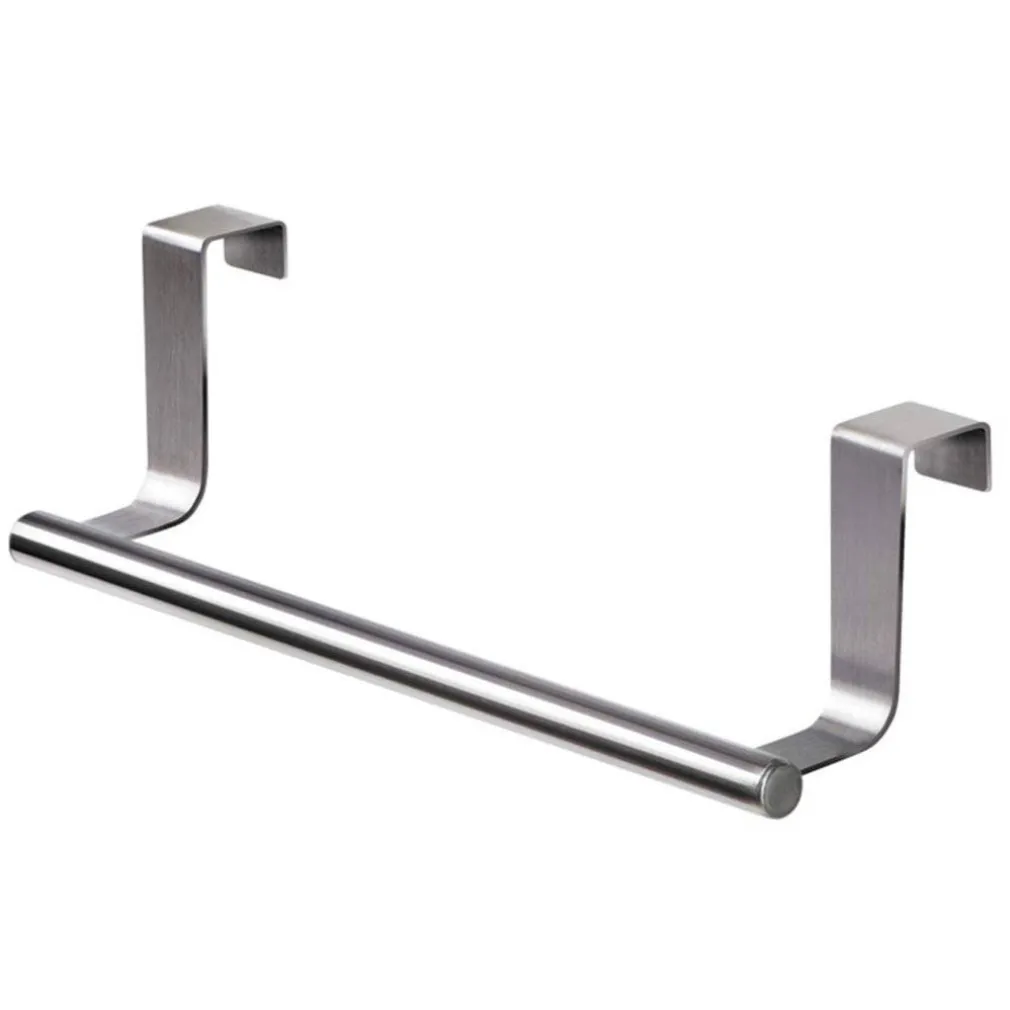 PORTA ASCIUGAMANI STROFINACCI IN ACCIAIO 23CM PER ANTE PORTE CON AGGANCIO RAPIDO