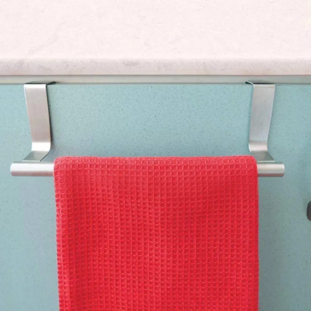 PORTA ASCIUGAMANI STROFINACCI IN ACCIAIO 23CM PER ANTE PORTE CON AGGANCIO RAPIDO