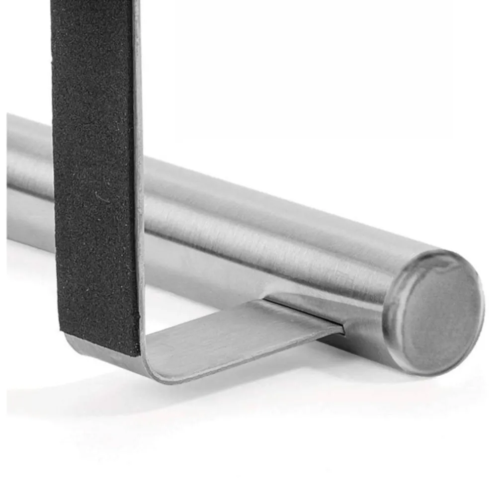 PORTA ASCIUGAMANI STROFINACCI IN ACCIAIO 23CM PER ANTE PORTE CON AGGANCIO RAPIDO