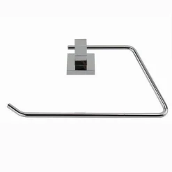 PORTA ASCIUGAMANO ASCIUGAMANI DOPPIO FISSAGGIO A PARETE BAGNO SQUARE 23CM 59182