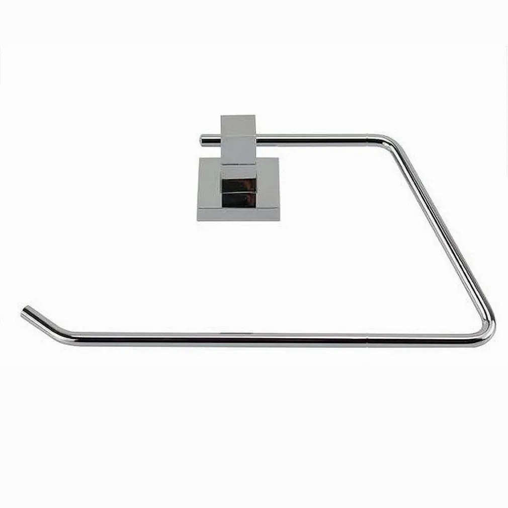 PORTA ASCIUGAMANO ASCIUGAMANI DOPPIO FISSAGGIO A PARETE BAGNO SQUARE 23CM 59182